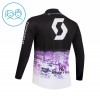 Kind Wielershirt 2026 Scott Lange Mouw - Zwart