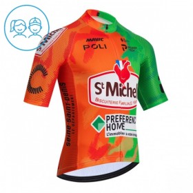 Kind Wielershirt 2026 St Michel - Oranje