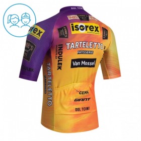 Kind Wielershirt 2026 Tarteletto Isorex - Geel