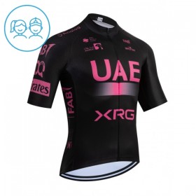 Kind Wielershirt 2026 UAE TEAM EMIRATES XRG - Roze