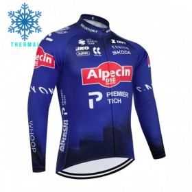 Wielershirt 2026 Alpecin Premier Tech Winter Thermal Fleece - Blauw