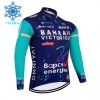 Wielershirt 2026 Bahrain Victorious Winter Thermal Fleece - Blauw