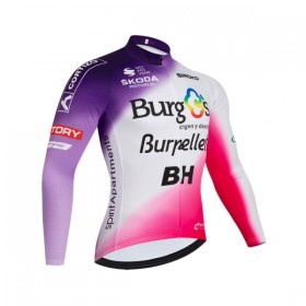 Wielershirt 2026 Burgos Burpellet BH Lange Mouw - Rood