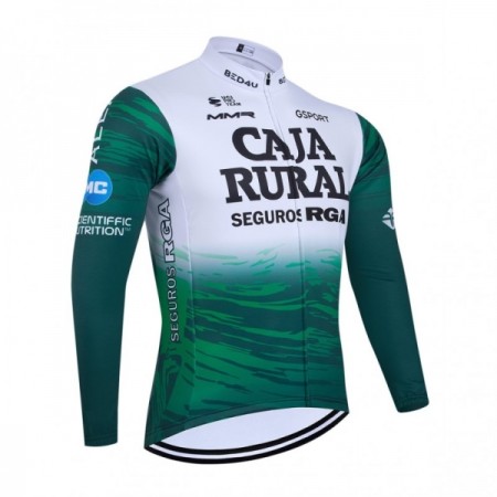 Wielershirt 2026 Caja Rural Seguros RGA Lange Mouw - Groente Wielershirt 2026 Caja Rural Seguros RGA Lange Mouw - Groente