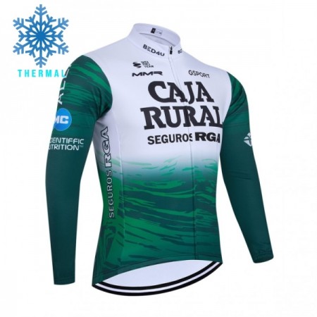 Wielershirt 2026 Caja Rural Seguros RGA Winter Thermal Fleece - Groente Wielershirt 2026 Caja Rural Seguros RGA Winter Thermal Fleece - Groente