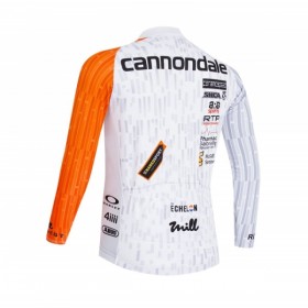 Wielershirt 2026 Cannondale Lange Mouw - Wit