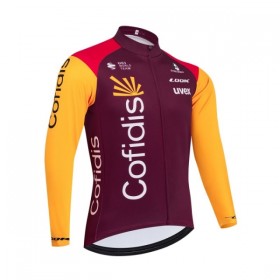 Wielershirt 2026 Cofidis Lange Mouw - Rood