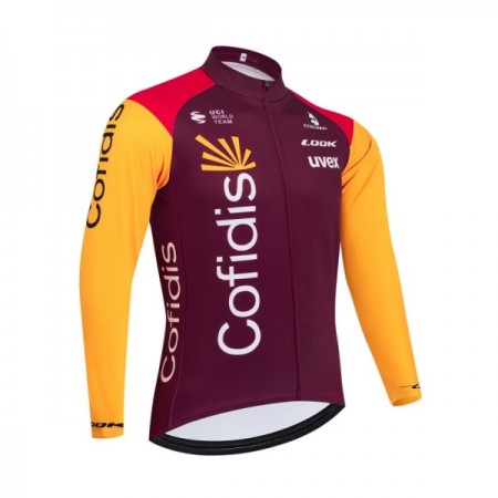 Wielershirt 2026 Cofidis Lange Mouw - Rood Wielershirt 2026 Cofidis Lange Mouw - Rood