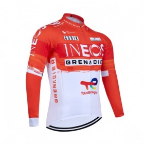 Wielershirt 2026 INEOS Grenadiers Lange Mouw - Rood