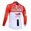 Wielershirt 2026 INEOS Grenadiers Lange Mouw - Rood