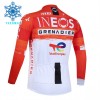 Wielershirt 2026 INEOS Grenadiers Winter Thermal Fleece - Rood