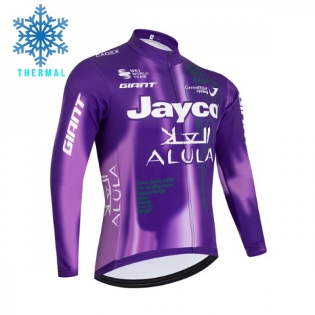 Wielershirt 2026 Jayco Alula Purple Version Winter Thermal Fleece Wielershirt 2026 Jayco Alula Purple Version Winter Thermal Fleece
