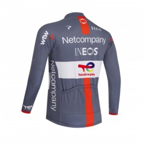 Wielershirt 2026 Netcompany Ineos Gray Version Lange Mouw