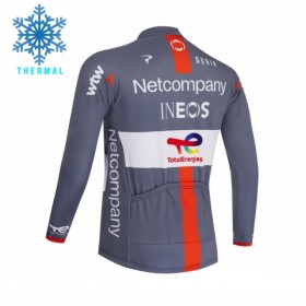 Wielershirt 2026 Netcompany Ineos Gray Version Winter Thermal Fleece