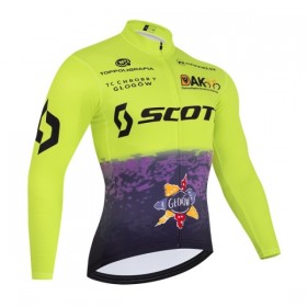 Wielershirt 2026 Scott Lange Mouw - Groente