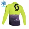 Wielershirt 2026 Scott Winter Thermal Fleece - Groente