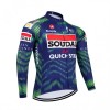 Wielershirt 2026 Soudal Quick Step Lange Mouw - Blauw Wielershirt 2026 Soudal Quick Step Lange Mouw - Blauw