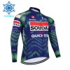 Wielershirt 2026 Soudal Quick Step Winter Thermal Fleece - Blauw