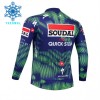 Wielershirt 2026 Soudal Quick Step Winter Thermal Fleece - Blauw