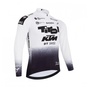 Wielershirt 2026 Tirol KTM Lange Mouw - Wit