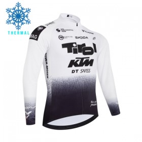 Wielershirt 2026 Tirol KTM Winter Thermal Fleece - Wit