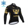 Wielershirt 2026 UAE TEAM EMIRATES XRG Winter Thermal Fleece - Geel Wielershirt 2026 UAE TEAM EMIRATES XRG Winter Thermal Fleece - Geel