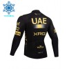 Wielershirt 2026 UAE TEAM EMIRATES XRG Winter Thermal Fleece - Geel
