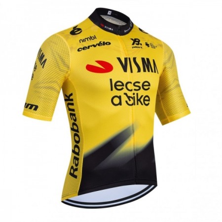 Wielershirt 2026 Visma Lease A Bike - Geel