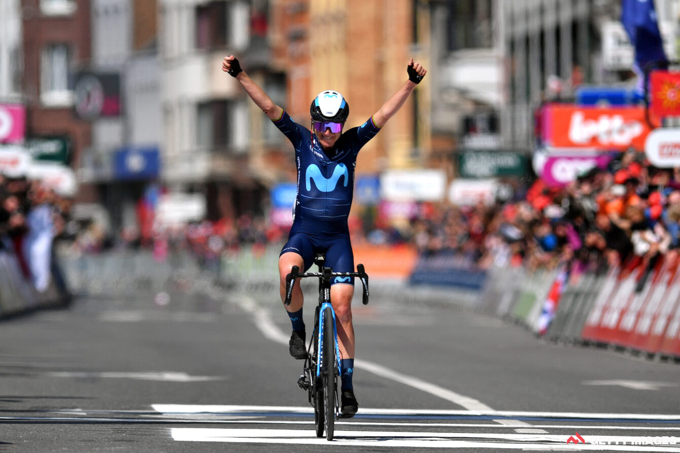 Van Vleuten pakt podium voor zege