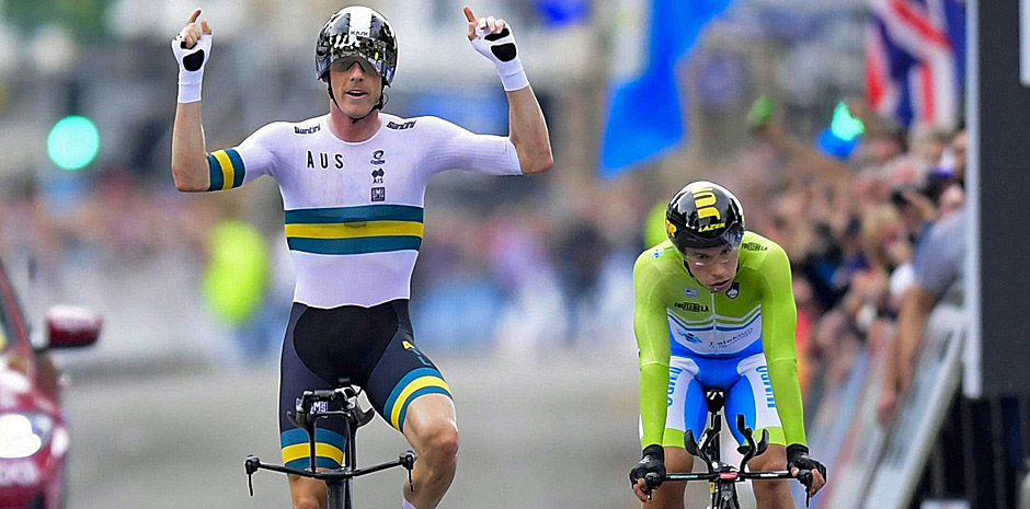 Rohan Dennis claimt overwinning in Australische tijdrit